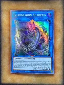 Yugioh Guardragon Agarpain SAST-EN053 Super Rare 1st Ed NM - Image 1