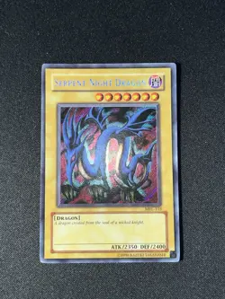 Yu-Gi-Oh! TCG Serpent Night Dragon MRL-103 Unlimited Secret Rare Minty - Image 1