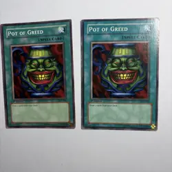 Yugioh! 3x Pot of Greed SYE-040 (Common, 1st Edition) MP/HP - Image 2