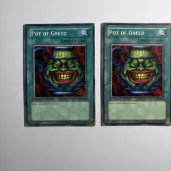 Yugioh! 3x Pot of Greed SYE-040 (Common, 1st Edition) MP/HP - Image 3