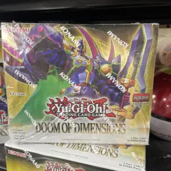 Yu-Gi-Oh English Doom of Dimensions 1st Edition Booster Box SEALED! - Image 2