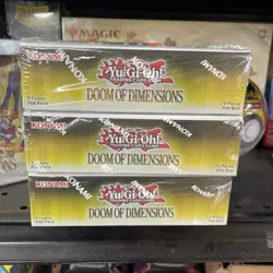Yu-Gi-Oh English Doom of Dimensions 1st Edition Booster Box SEALED! - Image 3