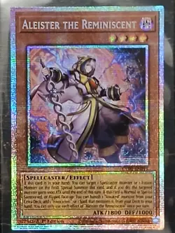 Yugioh CORI-EN015 Aleister The Reminiscent Starlight Rare 1st Ed NM - Image 1