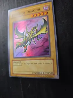Yugioh TCG Curse of Dragon LOB-066 Super Rare Unlimited LP - Image 3