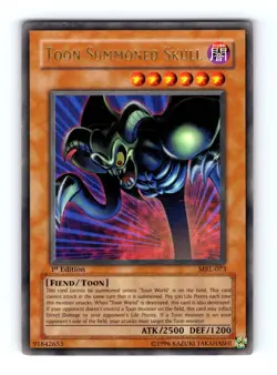 Toon Summoned Skull MRL-073 Ultra Rare 1st Edition Yugioh 2156 - Image 1