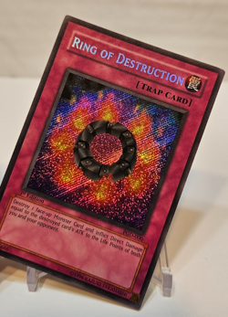 Ring of Destruction PGD-000 Secret Rare 1st Edition Yugioh 1959 - Image 4