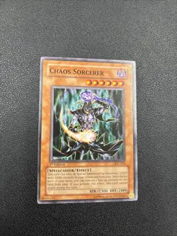 Chaos Sorcerer IOC-023 Invasion of Chaos Yu-Gi-Oh 1st Edition VLP - Image 2