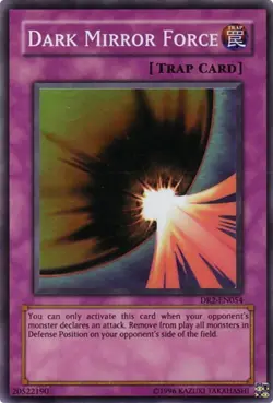 Dark Mirror Force Unlimited Super Rare Dark Revelation Volume 2 DR2-EN054 LP - Image 1