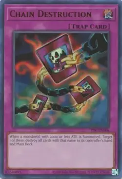 Yugioh! LP Chain Destruction - PSV-EN006 - Ultra Rare - Unlimited 25th Anniversa - Image 1