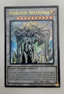 YuGiOh! Angelechy Shatranga CORI-EN090 (Chaos Origins) 1st Edition NM - Image 2