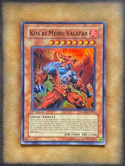 Yugioh Koa'ki Meiru Valafar RGBT-EN021 Super Rare 1st Ed NM - Image 1
