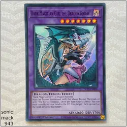 Dark Magician Girl the Dragon Knight - DLCS-EN006 Yugioh - Image 1