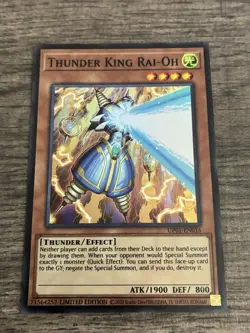 Yugioh! Thunder King Rai-Oh (Alternate Alt Art) UP01-EN016 Super Rare Limited NM - Image 1