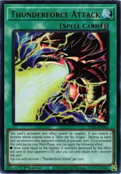 Yugioh Thunderforce Attack EGS1-EN003 Ultra Rare 1st Ed NM - Image 1