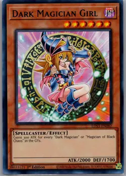 Dark Magician Girl (Blue) LDS3-EN082 Legendary Duelists: Yu-Gi-Oh 1st Edition LP - Image 1