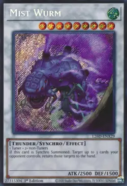 x1 Mist Wurm - L26D-ENX29 - Secret Rare - 1st Edition Yu-Gi-Oh! M/NM - Image 1