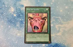 Yugioh CORI-EN061 Pot of Sloth Secret Rare Chaos Origins 1st Edition Near Mint - Image 1