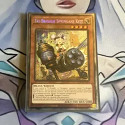 Konami Yu-Gi-Oh! Tri-Brigade Springans Kitt BPRO-EN025 1st Ed Starlight Rare - Image 1