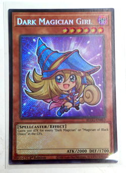 YUGIOH BLGG-EN003 Dark Magician Girl Chibi Artwork Secret Rare 1st Edition NM - Image 1