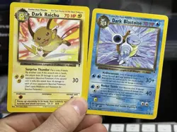 Dark Blastoise 4/110 Raichu 7/110 Legendary Collection 2002 DECK Pokemon Card - Image 1