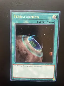 Yugioh Terraforming RA04-EN084 1st Edition Secret Rare NM - Image 1