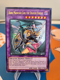 Yu-Gi-Oh! Konami Dark Magician Girl the Dragon Knight DLCS-EN006 UR Holo 1st - Image 1