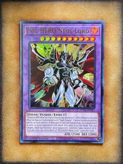Yugioh Evil HERO Neos Lord SUDA-EN031 Ultra Rare 1st Ed NM - Image 1