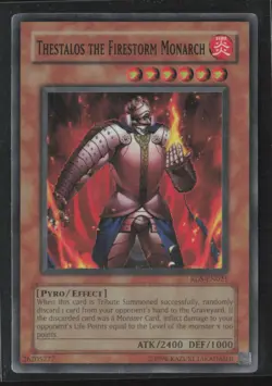 Thestalos the Firestorm Monarch RDS-EN021 Super Rare Rise of Destiny Yu-Gi-Oh HP - Image 1