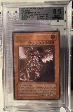 Horus the Black Flame Dragon LV8 (UTR) SOD-EN008 Soul of the Duelist Unlimited - Image 1
