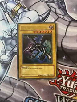 (VF) Yu-Gi-Oh! TCG Red-Eyes Black Dragon SDJ-001 Vintage Holo Unlimited LP - Image 1