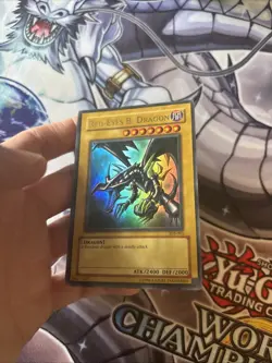(VF) Yu-Gi-Oh! TCG Red-Eyes Black Dragon SDJ-001 Vintage Holo Unlimited LP - Image 3