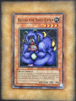 Yugioh Bazoo the Soul-Eater LON-064 Super Rare MP - Image 1