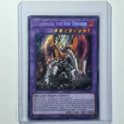 Konami Yu-Gi-Oh! TCG Titaniklad the Ash Dragon ROTD-EN038 1st Ed Holo Secret - Image 1