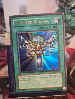 Yu-Gi-Oh! TCG Monster Reborn Dark Beginning 1 DB1-EN133 Unlimited Ultra Rare - Image 1