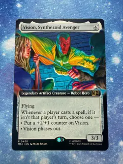 Vision, Synthezoid Avenger (Extended Art) Commander: Marvel Super Heroes 460 NM - Image 1