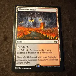 Blazemire Verge - Duskmourn PROMO (MTG) NM - Image 1