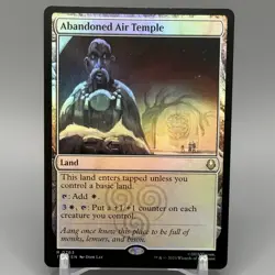 MTG Abandoned Air Temple 263 Avatar: The Last Airbender (TLA) Foil Rare Land - Image 1