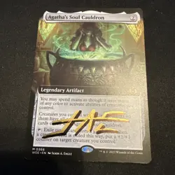 Agatha's Soul Cauldron Wilds of Eldraine Extended Art (Artist Shadow Signed) - Image 1