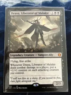 Drana, Liberator of Malakir Jumpstart Regular NM-M Unplayed MTG 225 - Image 1