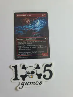 Storm-Kiln Artist (Borderless) Commander Masters Regular NM Pack Fresh!! - Image 2