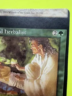 Rushwood Herbalist 265 Mercadian Masques NM MTG Magic Error/Cut Wrong - Image 4