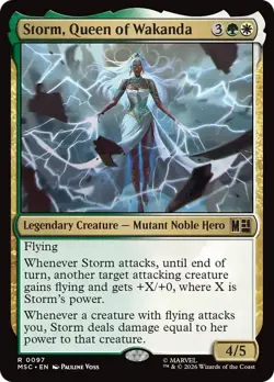 Storm, Queen of Wakanda - #97 - Marvel Super Heroes - NM MTG - Image 1