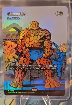 Grimm Fate - Beast Within (Borderless) Marvel Universe Eternal-Legal Foil - Image 1