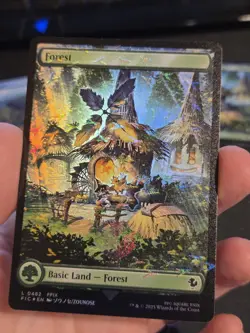 Chocobo Track Foil Full Art BASIC LAND NM Final Fantasy MTG Magic Lot of 10 - Image 2