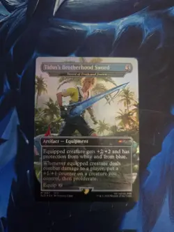 Tidus's Brotherhood Sword Rainbow Foil Final Fantasy Secret Lair MTG - Image 1