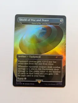 Shield of War and Peace - Sword of War and Peace (Rainbow Foil) SLD Foil - Image 1