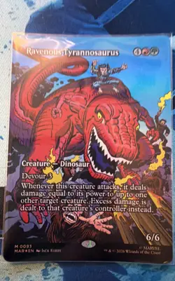 Ravenous Tyrannosaurus (Borderless) Marvel Universe Eternal-Legal Foil - Image 1