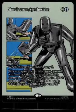 Marvel Universe Eternal-Legal Simulacrum Synthesizer (Borderless) #61 - Image 1