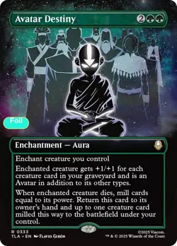 Avatar Destiny (Borderless) - Foil - TLA - 333 NM/LP - Image 1