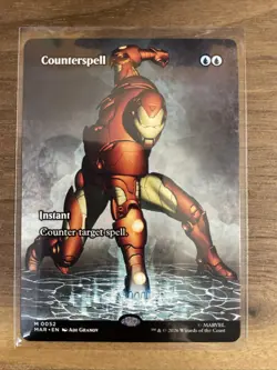 MTG Iron Man Counterspell Marvel Super Heroes MAR #0052 52 Regular - Image 1